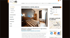 Desktop Screenshot of hostalbcn46.com
