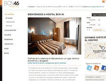 Tablet Screenshot of hostalbcn46.com